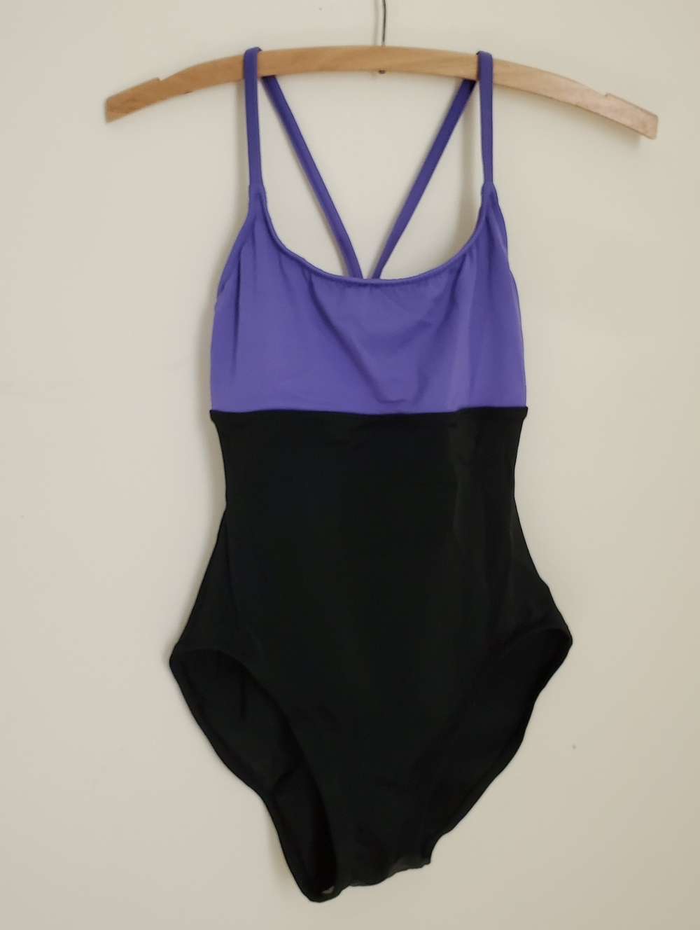 80s 90s Vintage L.L. Bean Colorblock One Piece Swimsuit